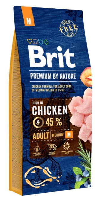Brit Premium by Nature Adult M 15kg