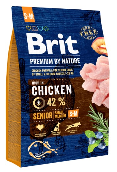 Brit Premium by Nature Senior S+M 3kg