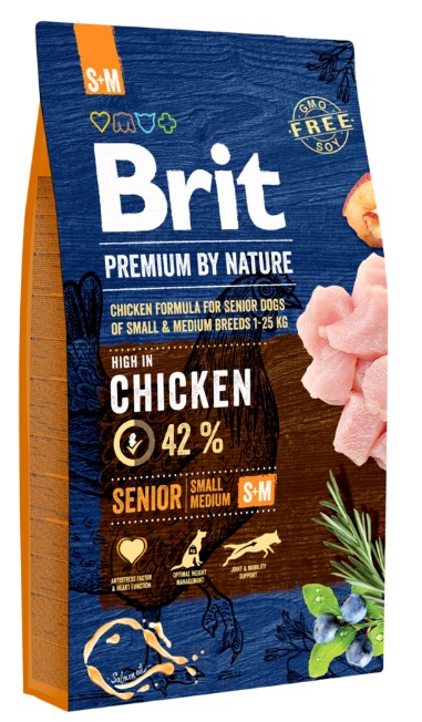 Brit Premium by Nature Senior S+M 8kg