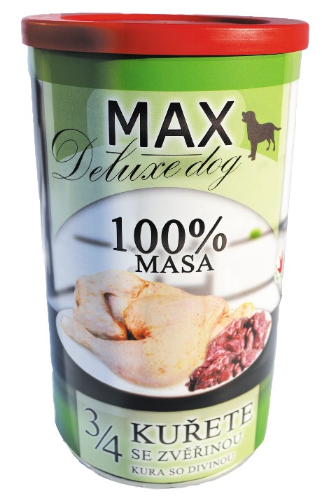 MAX deluxe 3/4 kuřete se zvěřinou 1200g
