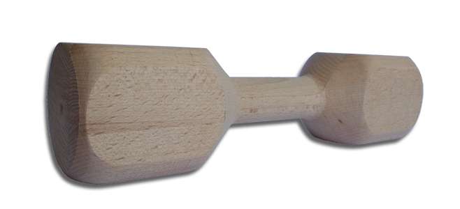 Činka aportovací dřevěná 650g