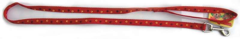 Vodítko nylon s tlapkou 10mm x 120cm