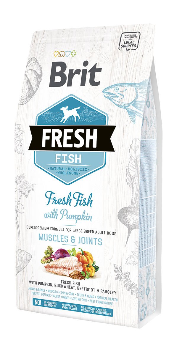 Brit Fresh Fish & Pumpkin Adult Large 2,5kg