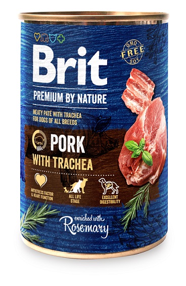 Brit Premium by Nature Pork with Trachea 400g