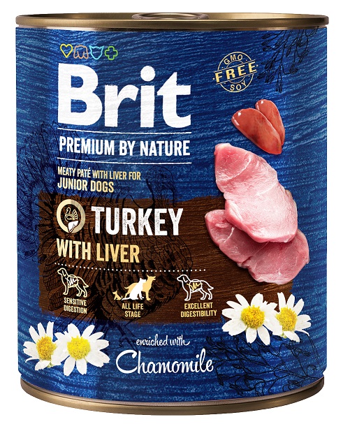 Brit Premium by Nature Turkey with Liver 800g