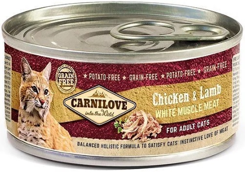 Carnilove WMM Chicken & Lamb for Adult Cats 100g