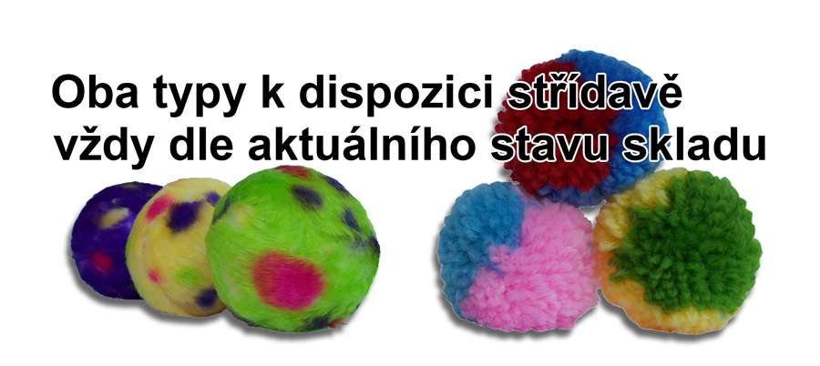 Míček pro kočky třapatý 3ks