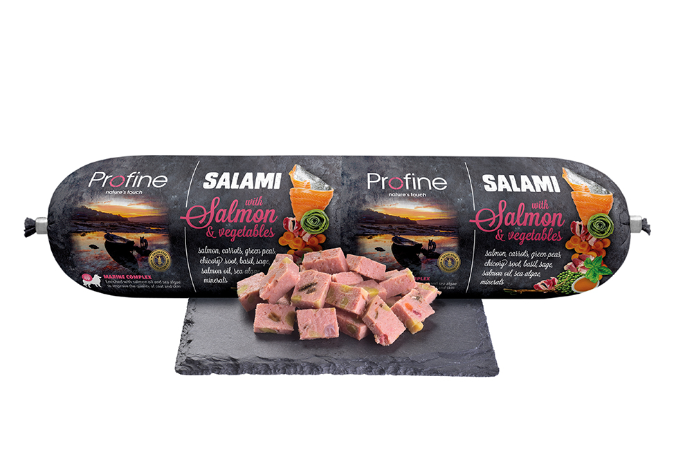 Profine Salami Salmon & Vegetables 800g 10+2 ZDARMA
