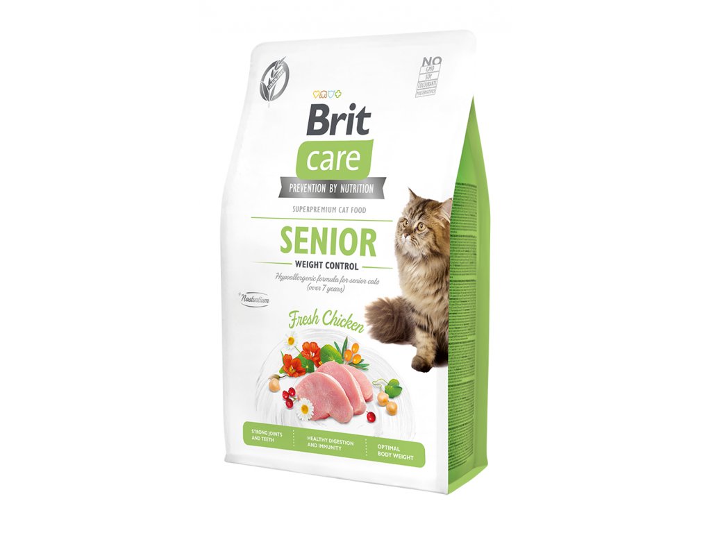Brit Care Cat Grain-Free Senior Weight Control 2kg