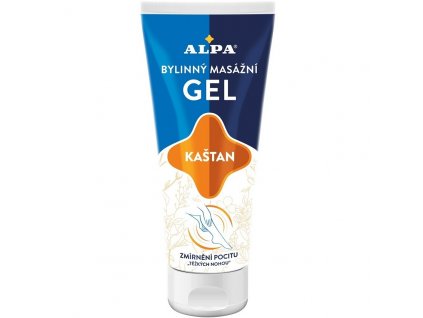 Alpa bylinný masážní gel Kaštan 100 ml
