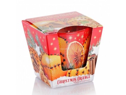 BARTEK CANDLES Svíčka ve skle Christmas Orange 115g