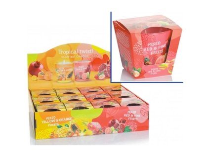 BARTEK CANDLES Svíčka ve skle Tropical Twist 115g