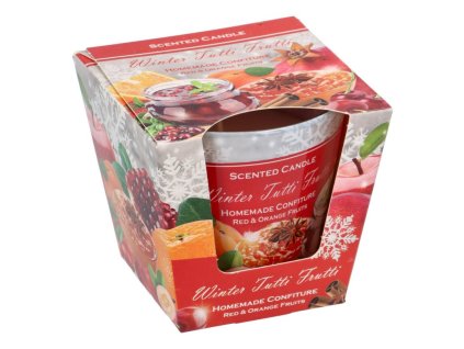 BARTEK CANDLES Svíčka ve skle Winter Tutti Frutti 115g