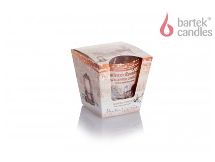 BARTEK CANDLES Svíčka ve skle Winter Reindeers 115g