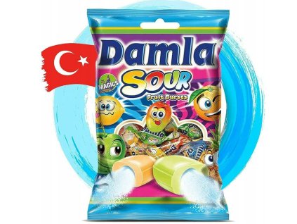Tayas Damla Sour ovocné žvýkací bonbóny 1kg