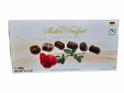 Maitre Truffout Assorted Pralines bílá mix 180 g