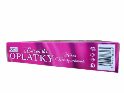 Lázeňské oplatky kokos orthos cheb