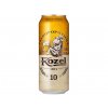 Pivo Kozel 10° Světlý plech 0,5l