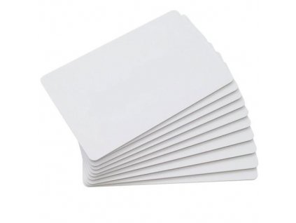 pvc blank white card 500x500