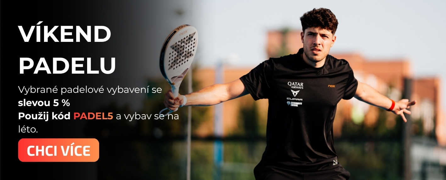 Sleva 5% s kódem padel5