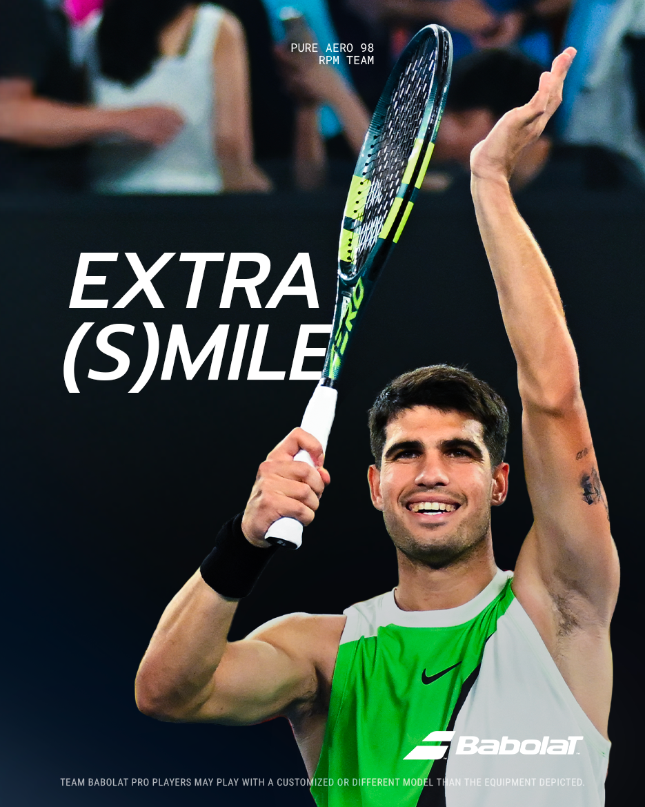 Carlos Alcaraz s Babolat Pure Aero