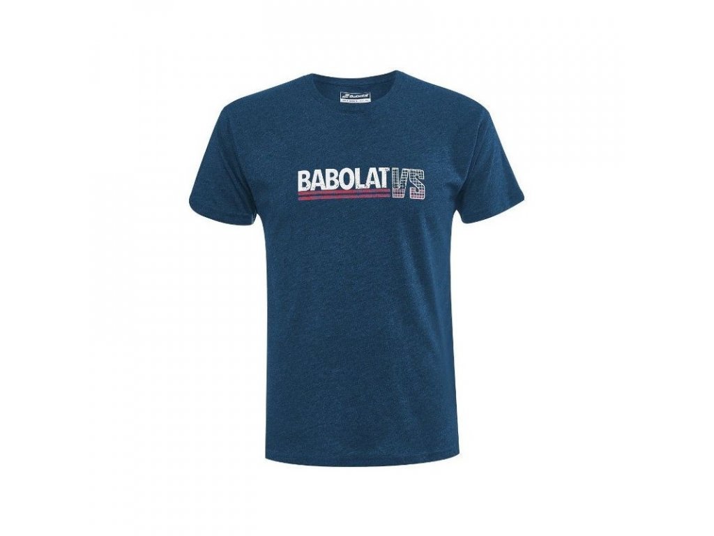 Pánské tričko Babolat Exercise vintage tee blue