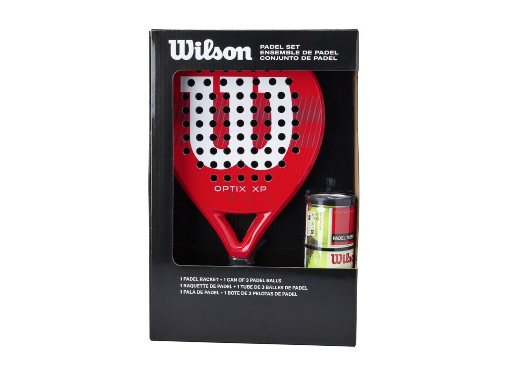 Wilson Optix XP Padel Kit Box - kompletní startovací set pro začátečníky