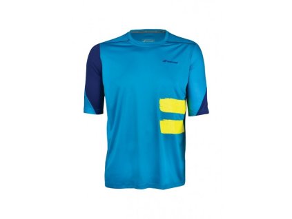2MS18012 Perf Compression Tee 4015 Mosaic Blue 100Face 600x600