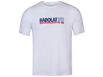 panske tricko babolat exercise vintage tee men white