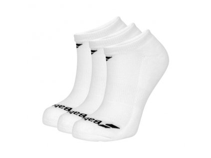 Tenisové ponožky Babolat Invisible 3 pairs socks - biele