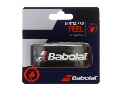 základní grip Babolat syntec pro feel white red blue