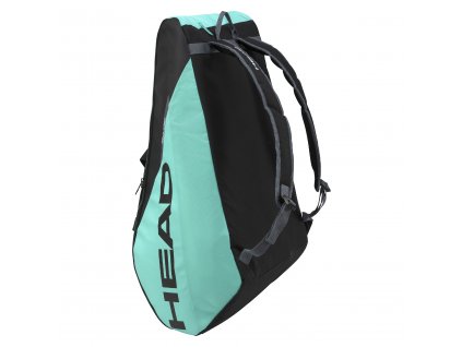 Tenisový bag Head Tour Team 12R Black/Mint