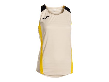 damske tilko joma montreal sleeveless shirt beige yellow