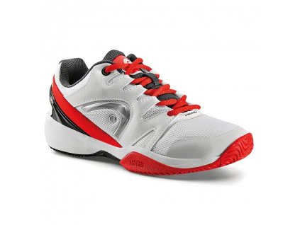 Tenisová obuv Head Nitro Junior White/Red (Velikost Junior UK 4,5 EU 37)