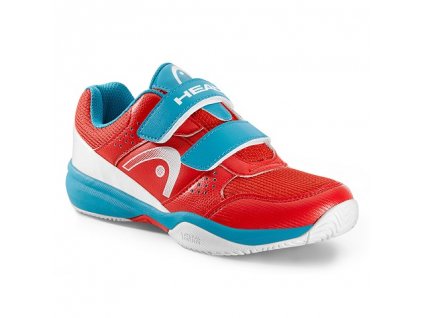 Tenisová obuv Head Nitro Velcro Kids Red/malibu blue (Velikost Junior UK 13  EU 31)