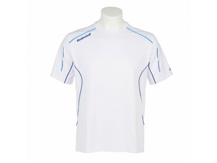 pánské tričko Babolat T - Shirt Men Match Core - bílé 2014 (Oblečení pánské XXL)
