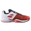 panska tenisova obuv babolat propulse blast clay red white 87411