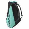 Tenisový bag Head Tour Team 12R Black/Mint