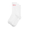 ponožky wilson crew logo sock 3 pack white