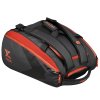 Padelova taska nox luxury open series black red padel bag front