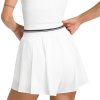 Dámská sukně w wilson velocity pleated lined short bright white