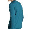 panske tricko wilson everyday performance long sleeve tee lyons blue back