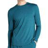 panske tricko wilson everyday performance long sleeve tee lyons blue