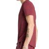 pánské tričko wilson m everyday performance tee cranberry left