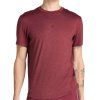 pánské tričko wilson m everyday performance tee cranberry