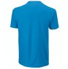 pánské tričko Wilson M Script Cotton Tee Heather Blithe/Hot Coral