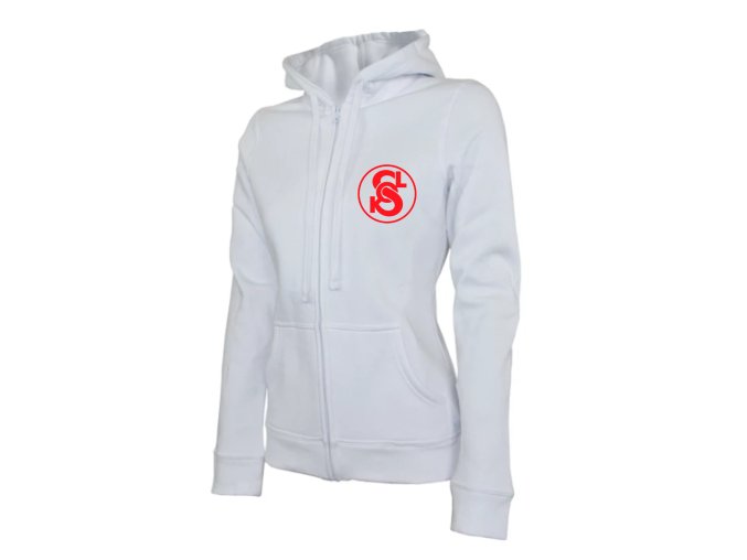 Dámská mikina s kapucí na zip Sokol Hlásná Třebaň - různé barvy