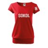Dámské tričko s volným střihem Sokol Hlásná Třebaň - různé barvy