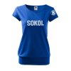 Dámské tričko s volným střihem Sokol Hlásná Třebaň - různé barvy