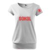 Dámské tričko s volným střihem Sokol HT var.1